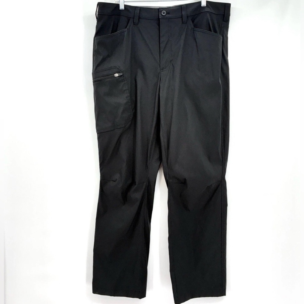 Eddie Bauer Men’s Rainer Pants Hiking Outdoor Black Nylon 38x32